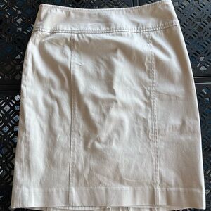 Talbot cream lined pencil style skirt 4P